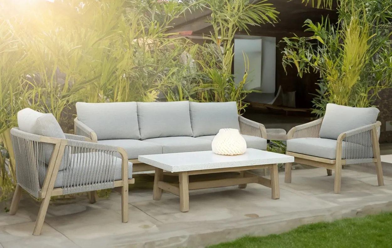 Ashen collection, outdoor furniture setting