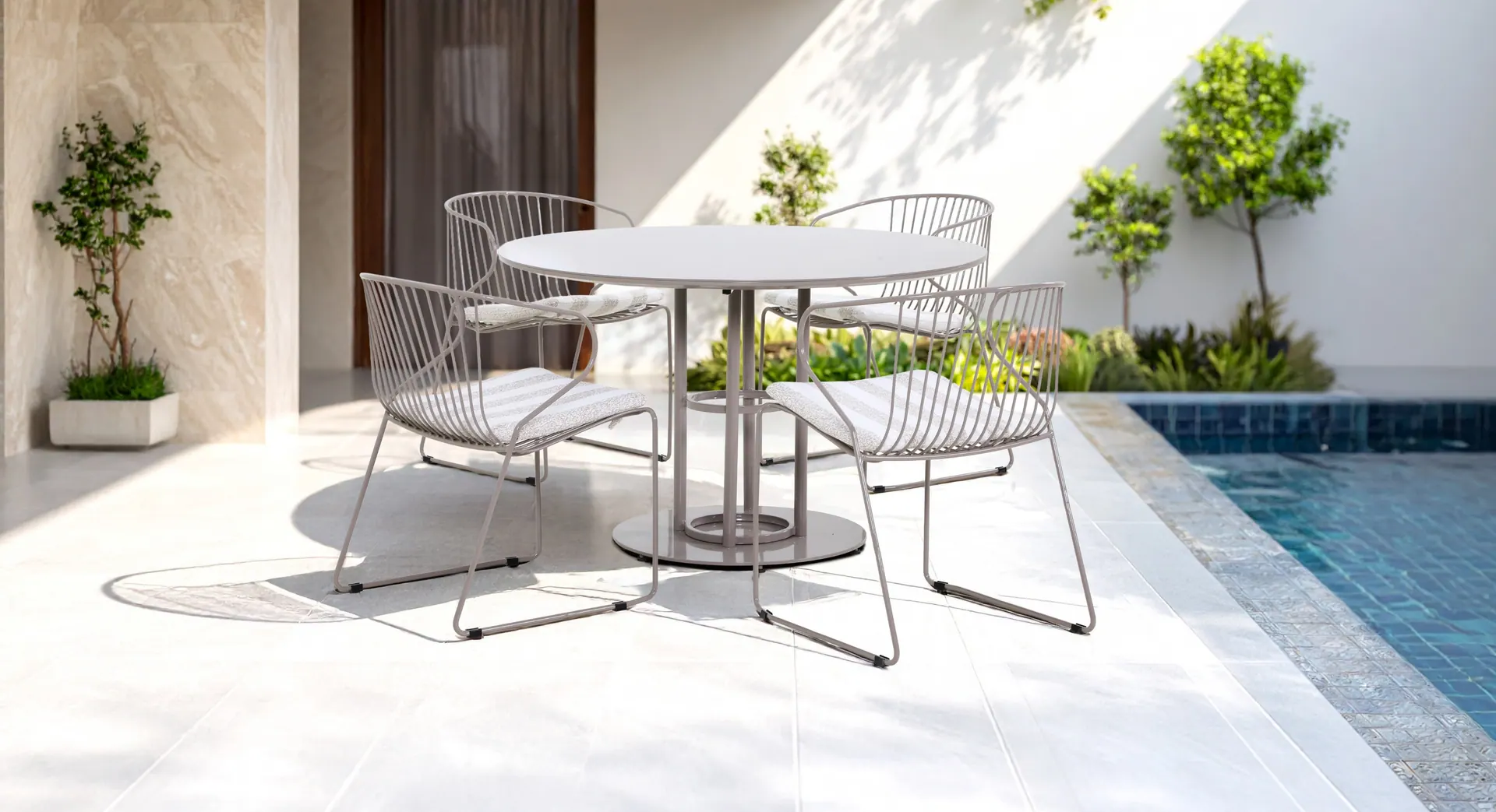Babylon collection, outdoor furniture setting