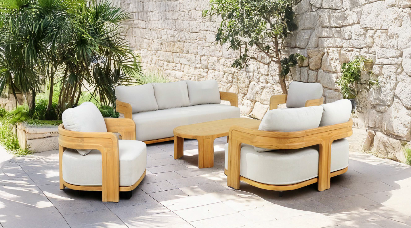 Blaise Hollow collection, outdoor furniture setting